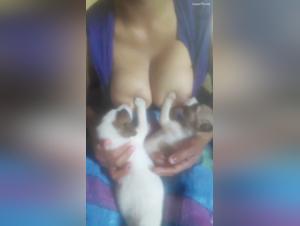 Submissive wife and puppies in bestiality sex video