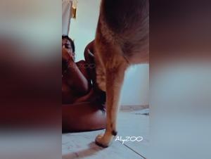 Sessione sotterranea: scopata selvaggia con un cane