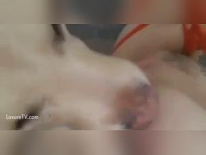 Exhibitionism and Bestiality: A Young Woman and Her Four-Legged Best Friend