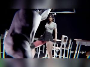 Erotic zoophilia animation with a horse