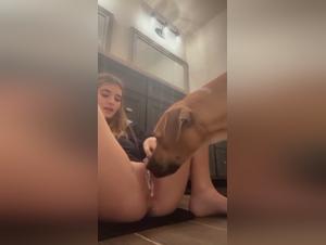 Dog sex videos: a woman and her dog