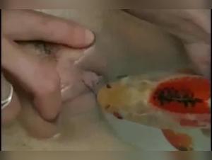Zoophilia video with a goldfish