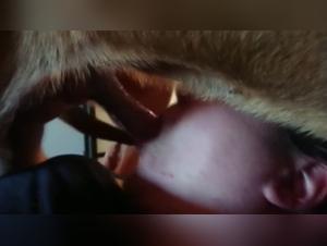 Raw fuck and deep pounding - The mom lets herself be captivated by her fetish dog